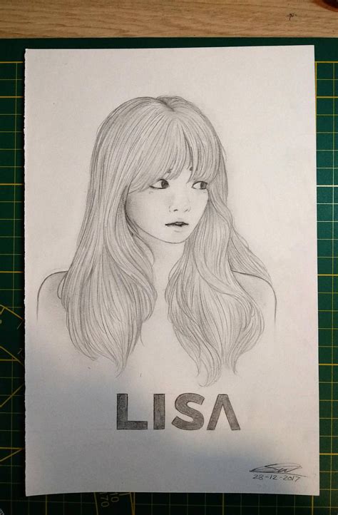 Blackpink Lisa Drawing By Sinny2000 On Deviantart