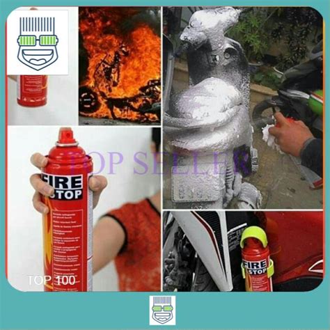 Mini Portable Fire Extinguisher Fire Stop 500ml1000ml Shopee Malaysia