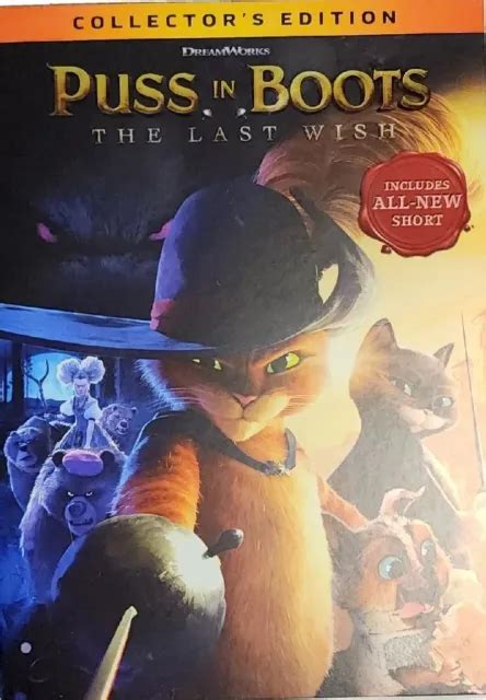 puss in boots the last wish dvd 2022 collectors edition new sealed usa eur 9 06 picclick fr