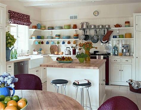Kitchen With Shelves Instead Of Cabinet Decorating Ideas For Country