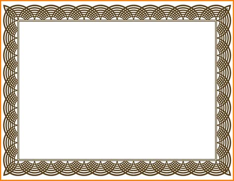 Free Certificate Border Templates For Word
