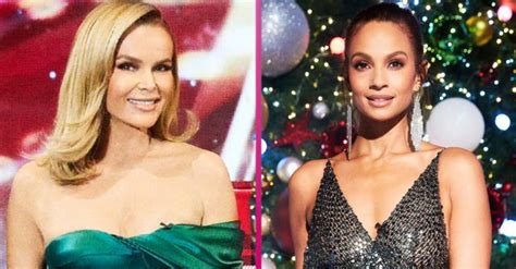 Bgt Christmas Special Amanda And Alesha Stun In Revealing Dresses