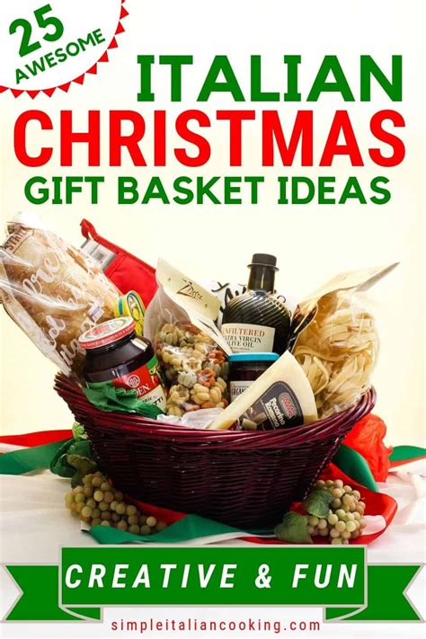 Over Italian Food Gift Basket Ideas Italian Food Gift Baskets