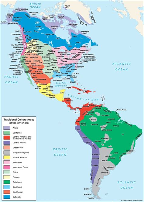 Map Of Native American Regions World Map