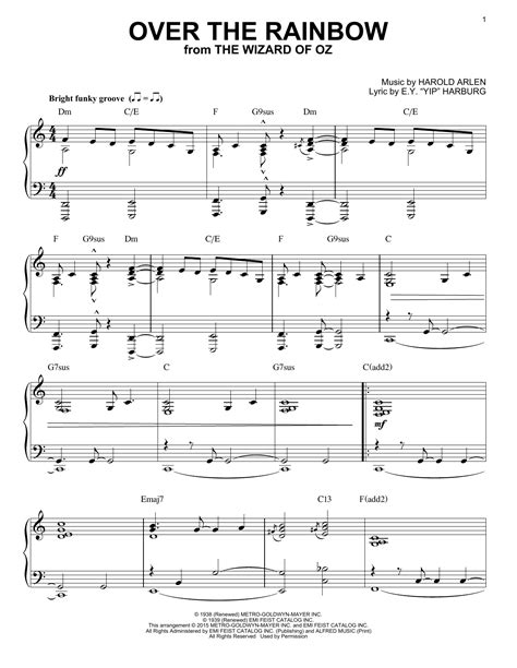 Over The Rainbow Sheet Music Direct
