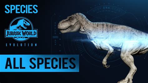 All 68 Species Profiles Jurassic World Evolution Youtube