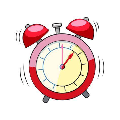 Red Alarm Clock Transparent PNG All PNG All