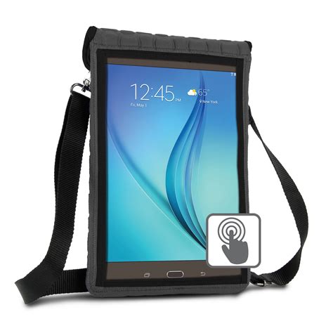 10 Inch Tablet Case Holder Neoprene Sleeve Cover By Usa Gear Grey