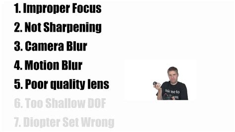 How To Take Sharper Pictures Youtube