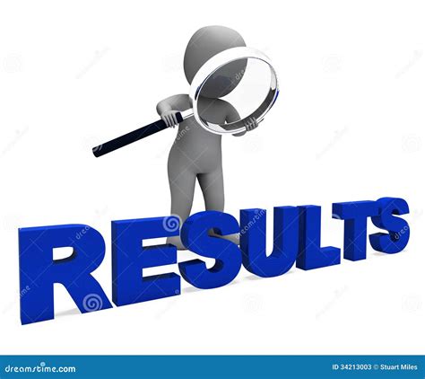 Results Outcome Rewards Goal Word Collage Stock Photo Cartoondealer