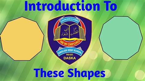 Introduction To Shapes Nonagon And Decagon Youtube