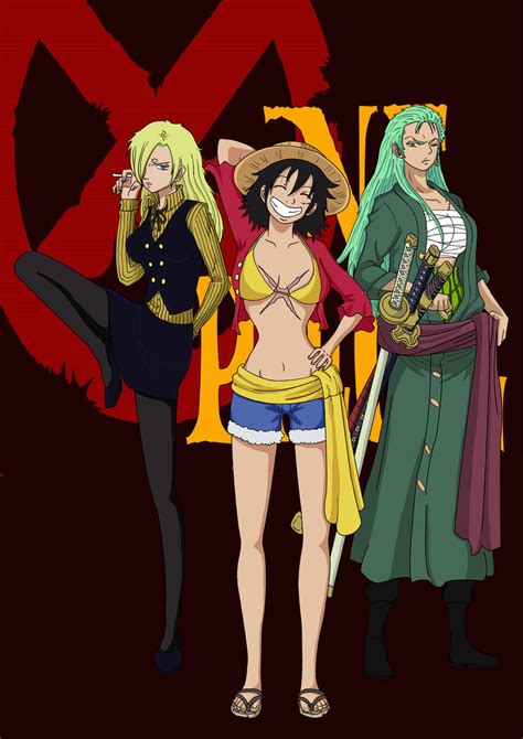 One Piece Gender Bender By Mizuffy On Deviantart