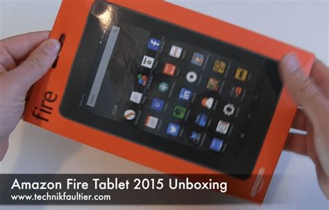 Amazon Fire Tablet 2015 Unboxing Technikfaultier