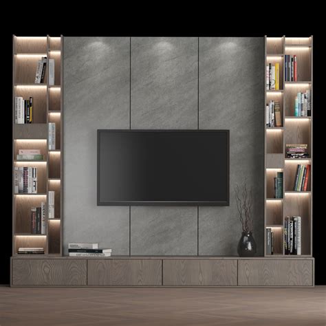Tv Wall Panel 3d Model Cgtrader
