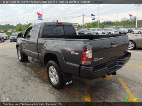 2012 Toyota Tacoma V6 Trd Sport Access Cab 4x4 In Magnetic Gray Mica