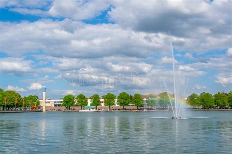 Maschsee Lake In Hannover Germany Stock Photo Image Of Skyline