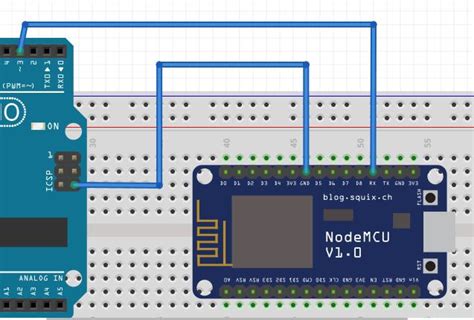 Interfacing Nodemcu With Arduino Mega Through Serial Vrogue