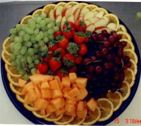 Cute fruit & veggie trays are the perfect way to dress up a holiday party or special occasion. christmas fruit tray ideas | Fruit tray feeds 20-30 people ...