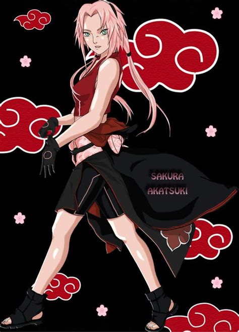 Sakura Uchiha Akatsuki Queen Of The Fist Akatsuki Sakura Sakura Haruno