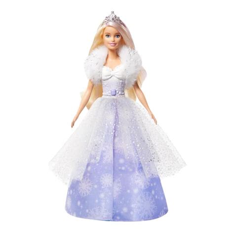 Poupée Barbie Princesse Flocons Mattel King Jouet Barbie Et Poupées