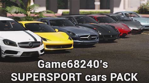 Supersport Cars Pack By Scrat Gta5