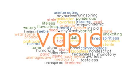VAPID: Synonyms and Related Words. What is Another Word ...