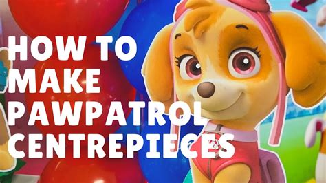 Free paw patrol coloring pages are based on nickelodeon's original production. How to make Paw patrol Centerpieces | FREE printables ...