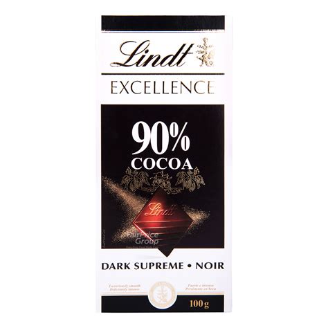 Lindt Excellence Chocolate Bar 90 Dark NTUC FairPrice