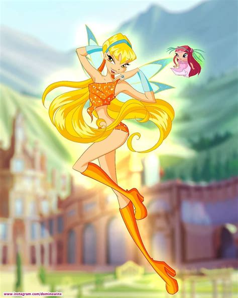 An Animated Image Of A Fairy With Long Blonde Hair And Yellow Dress