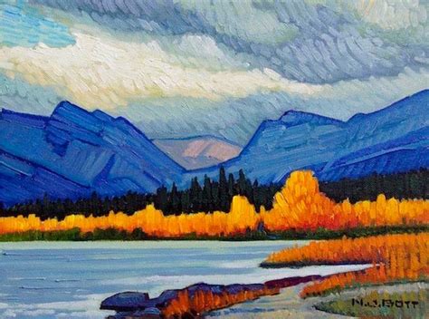 Nicholas Bott Canadian Artist Canadian Art Shoreline Art Alaska