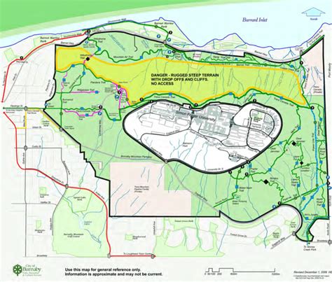 Trail And Road Map Of Mount Burnaby City Of Burnaby 2009 Download