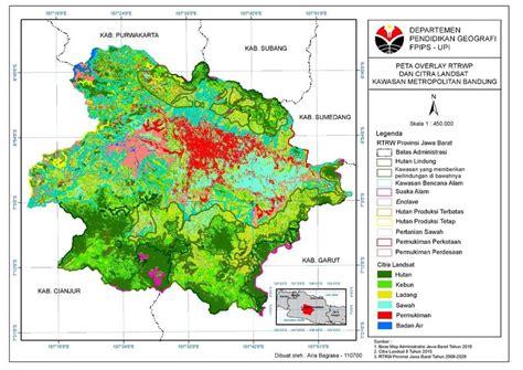 Land Use Map Of Bandung Raya Area Download Scientific Diagram