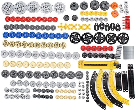Seemey 233pcs Gear Set Compatible Avec Les Pièces Lego Technic Pack D