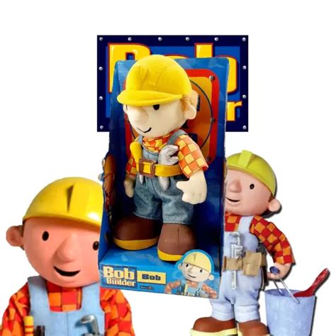 Bob The Builder Bob Plush Stuffed Toy 13 Tv Character 1998 Born To