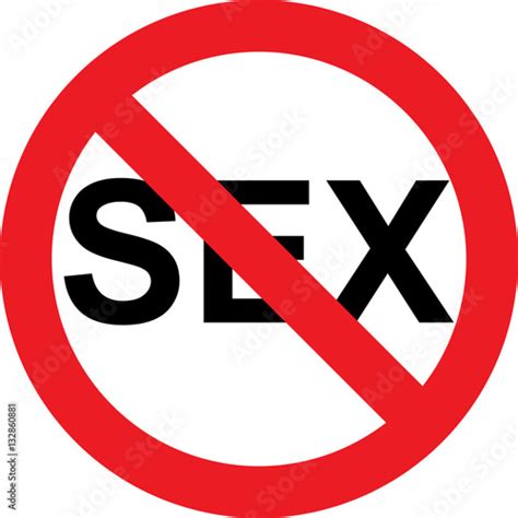 no sex sign stock illustration adobe stock