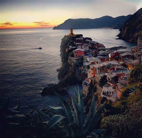 Riomaggiore Of Cinque Terre Italy The First Of Five Villages On Italy