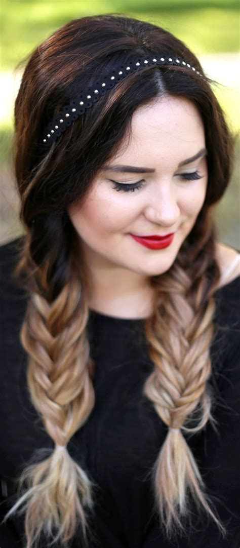 An Easy And Quick Fishtail Pigtail Braid Tutorial For Beginners