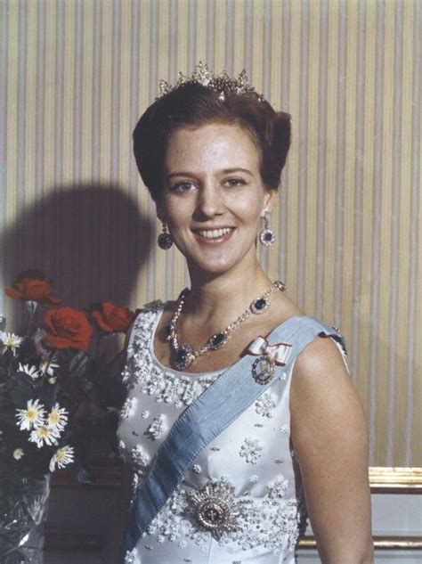 Queen Margrethe II of Denmark then Tronfølgeren Danish royal family