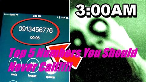 Top 5 Unknown Numbers You Should Never Call Neverrr Youtube