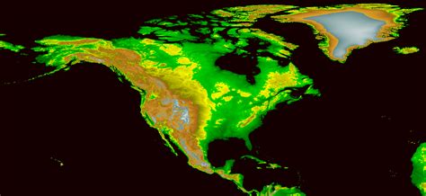 North America Topography Full Size