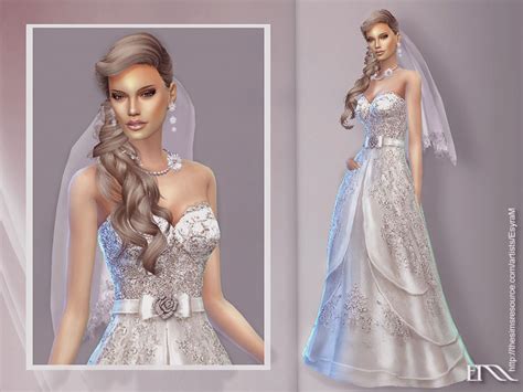 Vanya Wedding Dress The Sims 4 Catalog
