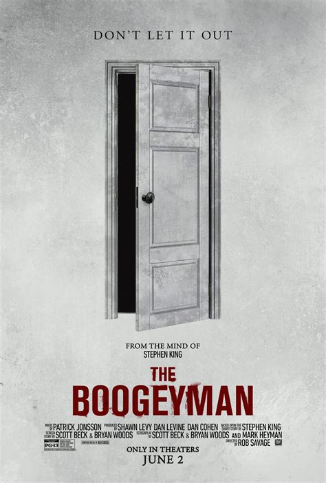 Découvrez La Première Bande Annonce De The Boogeyman Le Film Adapté
