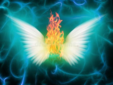 Angel Of Fire Stock Illustration Illustration Of Seraphic 42453891