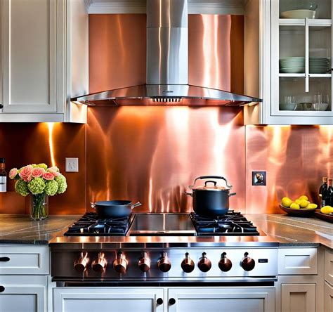 Warm Up Your Kitchen With Stunning Copper Backsplashes