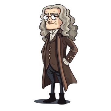 Isaac Newton Isaac Newton Cartoon Vector Photo Isaac Newton Cartoon