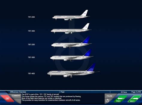 Boeing 757 200 To Boeing 767 200300 Differences Training Course Cpat