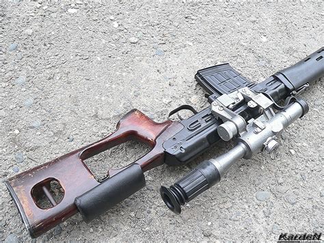 Svd Dragunov Sniper Rifle Cartridge Caliber 762 Mm Soldatpro