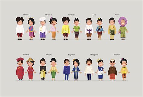 Royalty Free Malaysian People Clip Art Vector Images And Illustrations