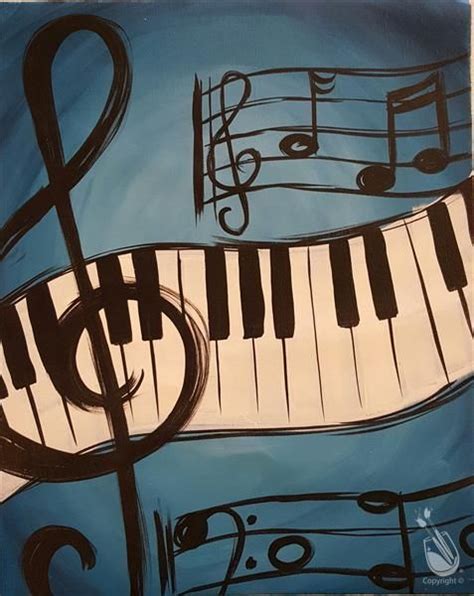 How To Paint New Art Music Note Pick Your Color Music Notes Art