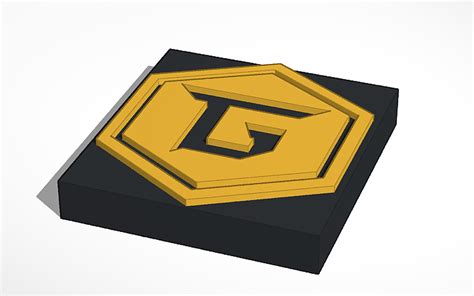 3d Design Techno Gamerz Logo Tinkercad